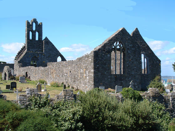 A ruined church